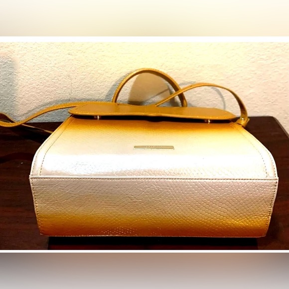 NET Brahmin Ingrid- Canary POR DO SOL Ombré Blend- Natural Yellow Cream Satchel - Picture 8 of 12